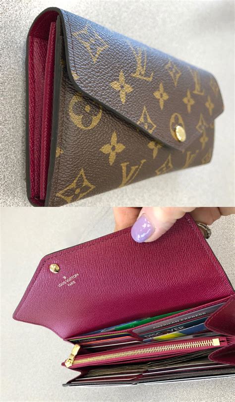 lv monogram sarah wallet